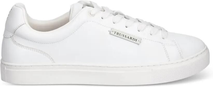 Trussardi Sneakers met logopatch Wit