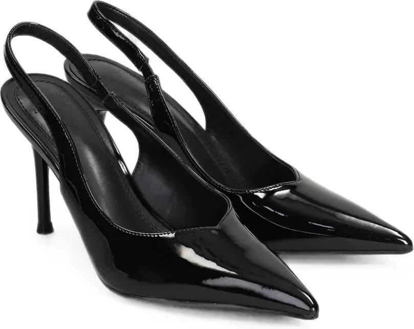TWENTY FOURHAITCH Ayora slingback pumps met puntige neus Zwart - Foto 4