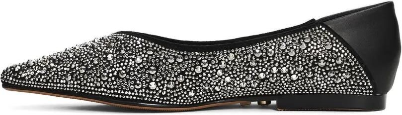 TWENTY FOURHAITCH Celyne platte pumps verfraaid met stras Zwart - Foto 5