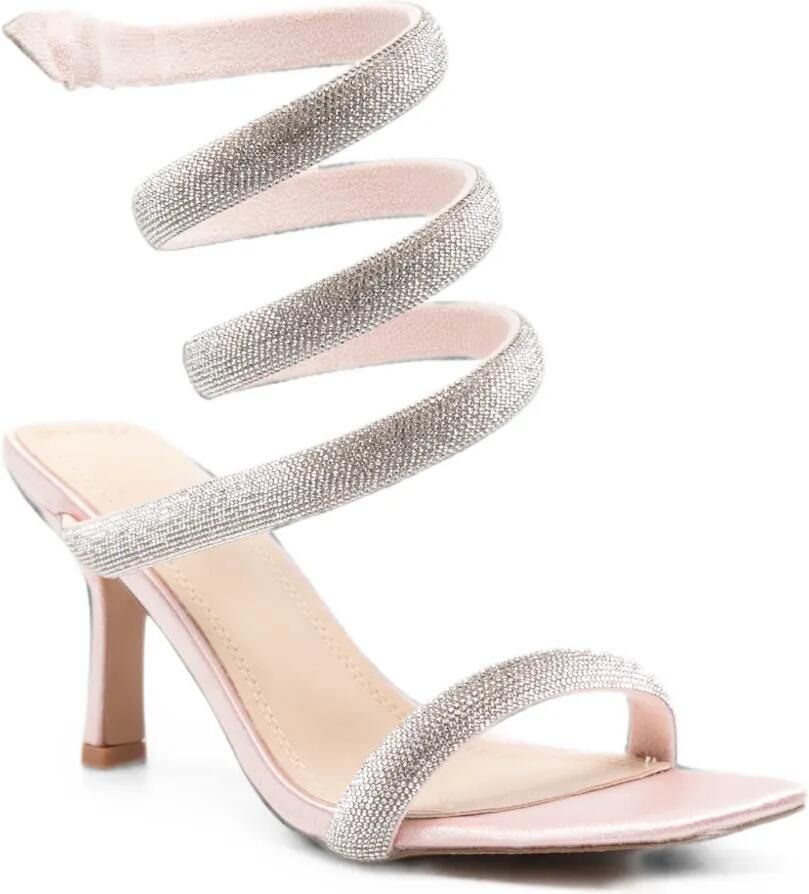 TWENTY FOURHAITCH Centauro sandalen verfraaid met kristallen Roze - Foto 2