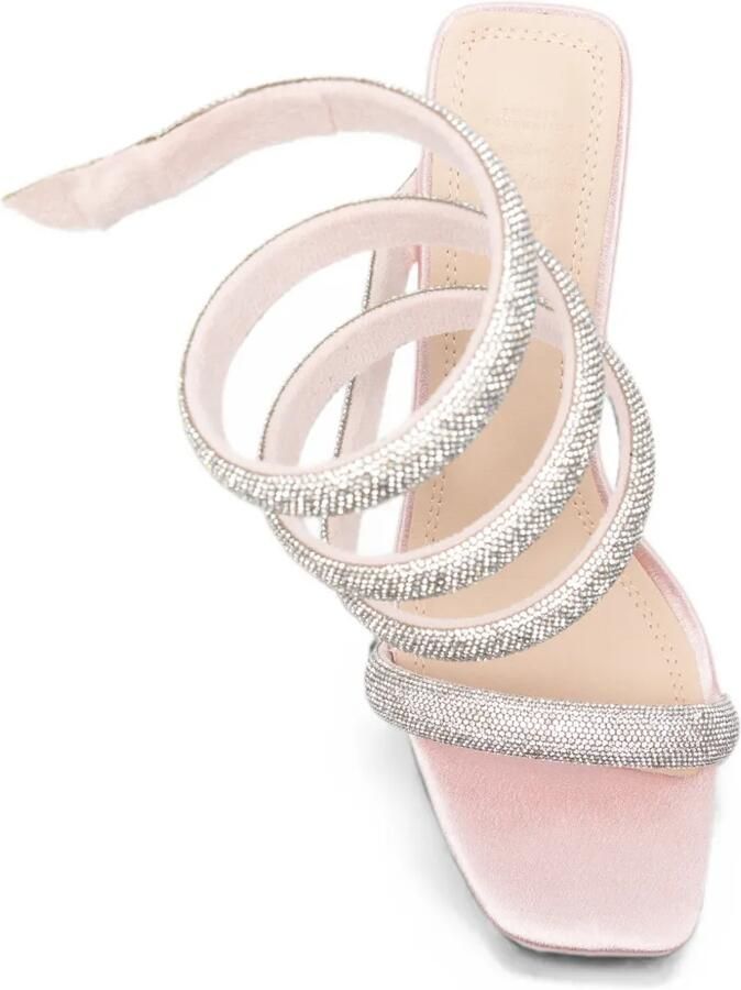 TWENTY FOURHAITCH Centauro sandalen verfraaid met kristallen Roze - Foto 4