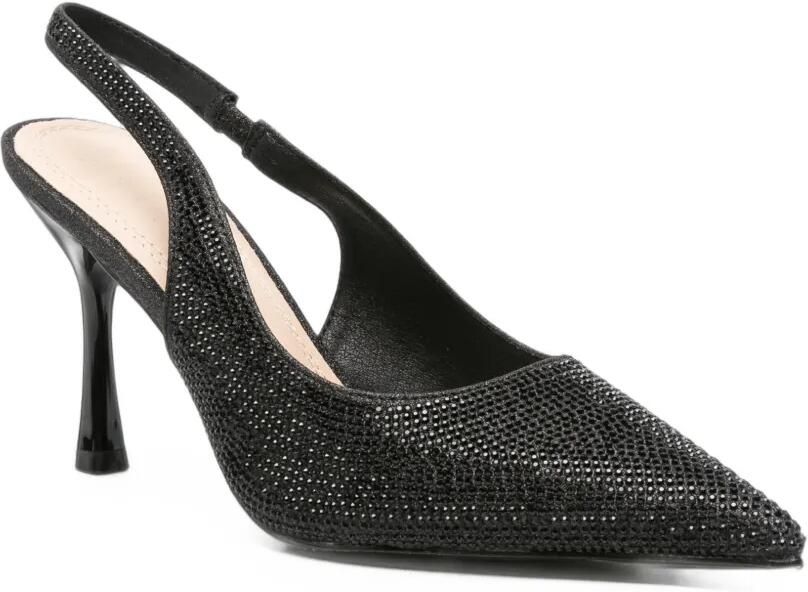 TWENTY FOURHAITCH crystal-embellished slingback pumps Zwart - Foto 3