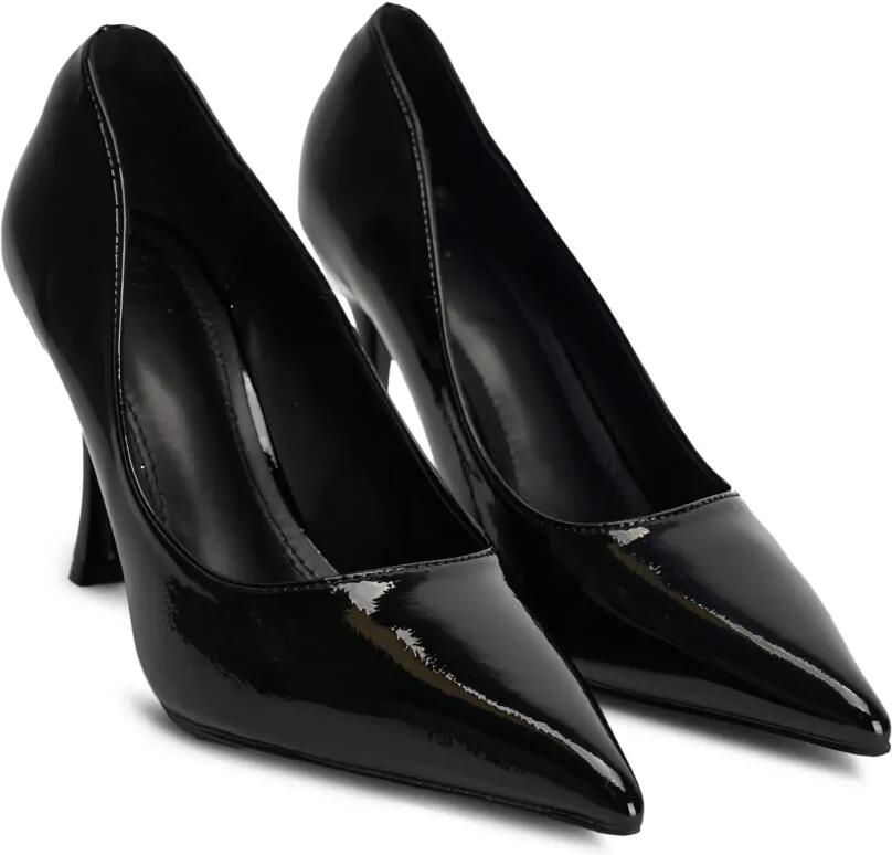 TWENTY FOURHAITCH Cyclor pumps met puntige neus en lakleren afwerking Zwart - Foto 2