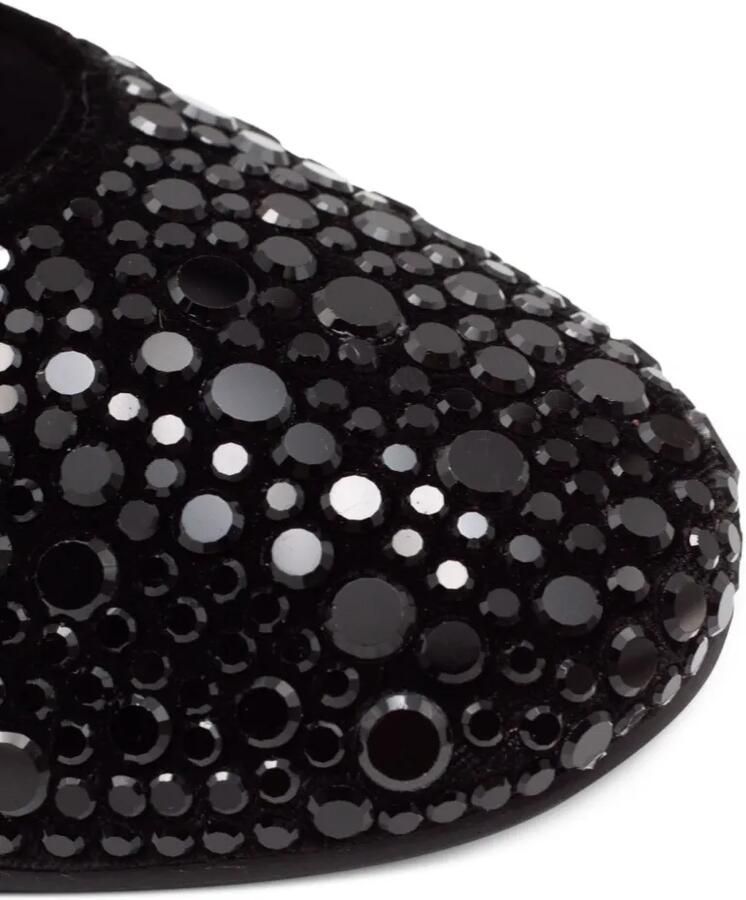 TWENTY FOURHAITCH Elastische ballerina's verfraaid met studs Zwart - Foto 2
