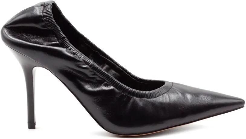 TWENTY FOURHAITCH Elastische pumps met puntige neus Zwart - Foto 5
