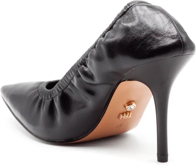 TWENTY FOURHAITCH Elastische pumps met puntige neus Zwart - Foto 4