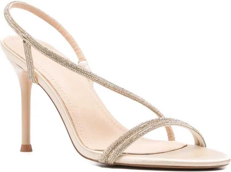 TWENTY FOURHAITCH Flamenco sandalen verfraaid met kristallen Beige - Foto 2