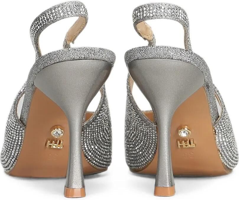 TWENTY FOURHAITCH Hivera slingback pumps verfraaid met kristallen Zilver - Foto 3