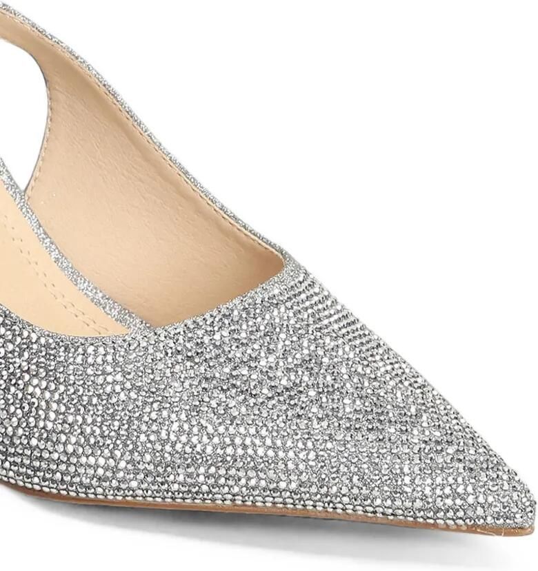 TWENTY FOURHAITCH Hivera slingback pumps verfraaid met kristallen Zilver - Foto 2
