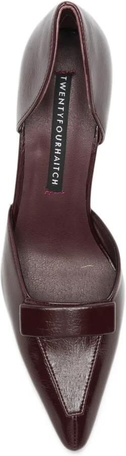 TWENTY FOURHAITCH Pumps met puntige neus Rood - Foto 4