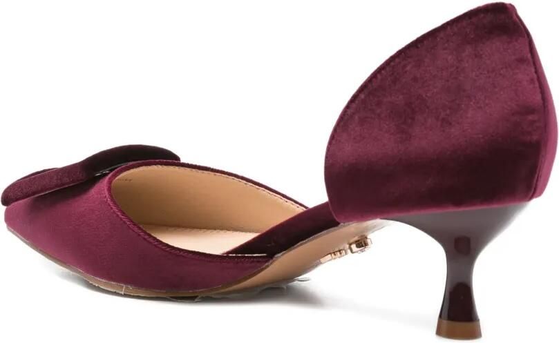 TWENTY FOURHAITCH Pumps met gesp en puntige neus Rood - Foto 2