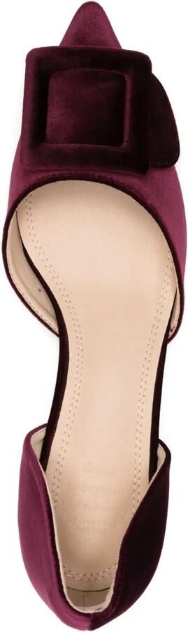 TWENTY FOURHAITCH Pumps met gesp en puntige neus Rood - Foto 3