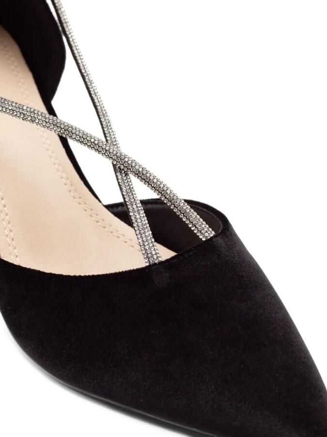 TWENTY FOURHAITCH rhinestone-embellished d Orsay heeled pumps Zwart - Foto 2