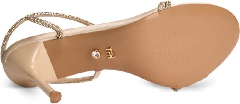 TWENTY FOURHAITCH Sandalen met bandje van stras Beige - Foto 5