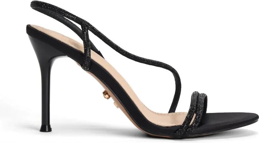 TWENTY FOURHAITCH Sandalen met verfraaid bandje Zwart