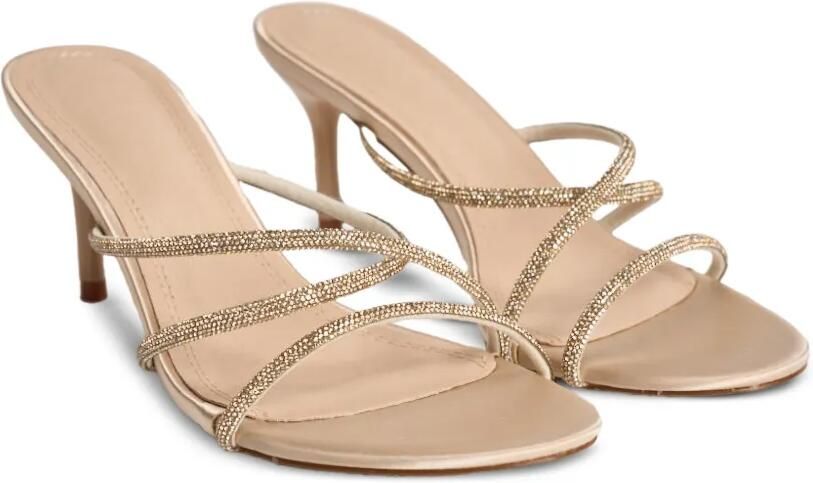 TWENTY FOURHAITCH Sandalen verfraaid met kristallen Goud - Foto 3