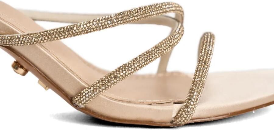 TWENTY FOURHAITCH Sandalen verfraaid met kristallen Goud - Foto 4