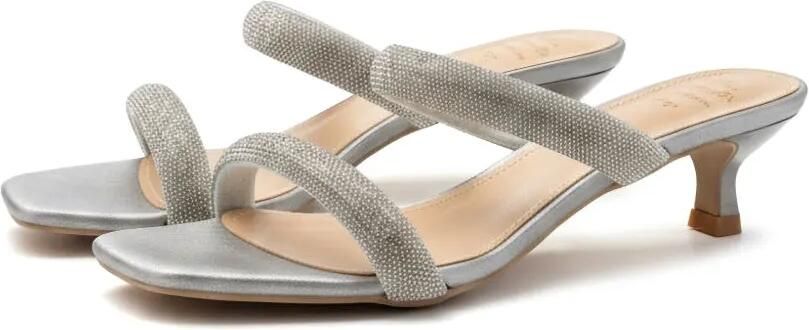 TWENTY FOURHAITCH Sandalen verfraaid met kristallen Zilver