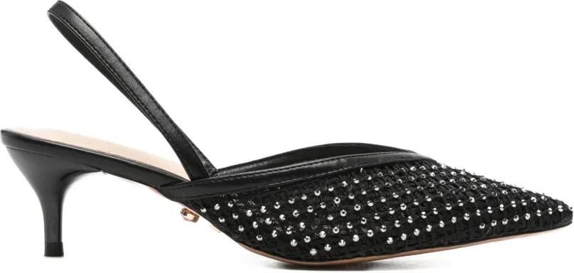 TWENTY FOURHAITCH Secret slingback pumps verfraaid met kristallen Zwart