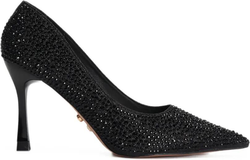 TWENTY FOURHAITCH Taylor pumps met puntige neus verfraaid met kristallen Zwart