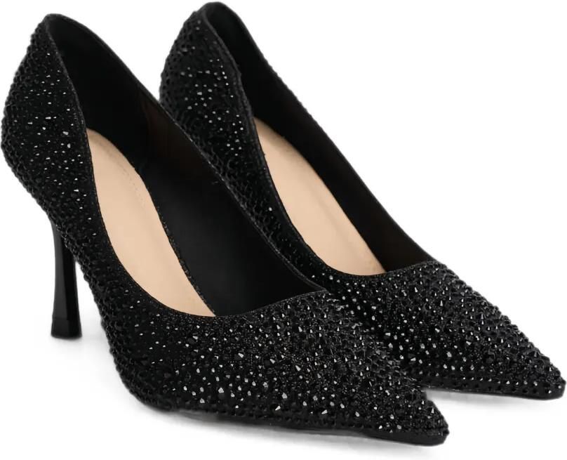 TWENTY FOURHAITCH Taylor pumps met puntige neus verfraaid met kristallen Zwart - Foto 3