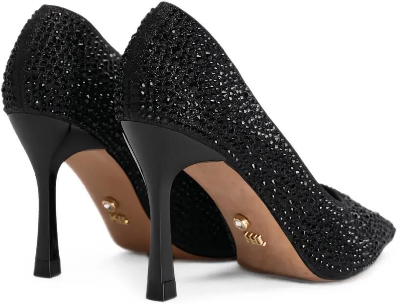TWENTY FOURHAITCH Taylor pumps met puntige neus verfraaid met kristallen Zwart - Foto 4