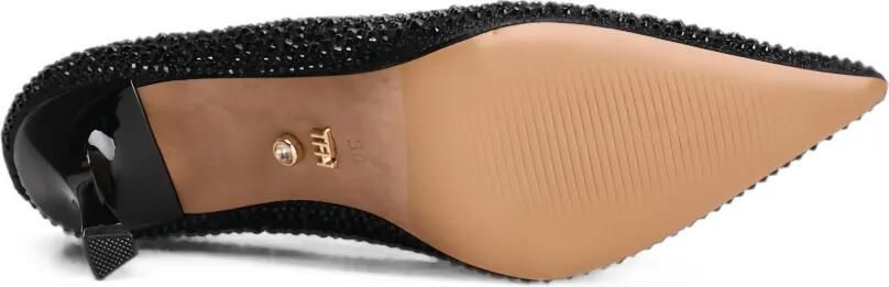 TWENTY FOURHAITCH Taylor pumps met puntige neus verfraaid met kristallen Zwart - Foto 5