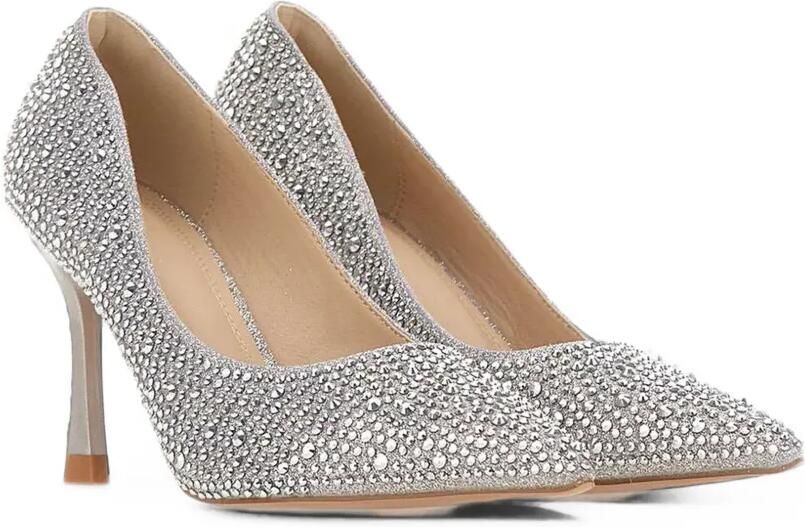 TWENTY FOURHAITCH Teylor pumps verfraaid met stras Zilver - Foto 5