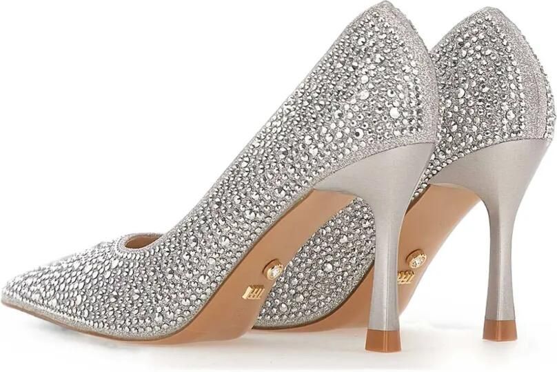 TWENTY FOURHAITCH Teylor pumps verfraaid met stras Zilver - Foto 4