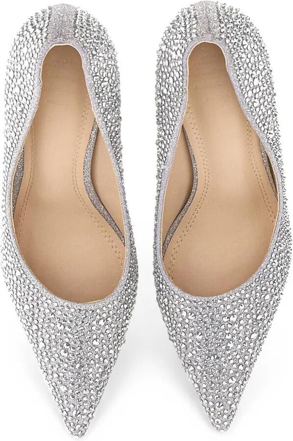 TWENTY FOURHAITCH Teylor pumps verfraaid met stras Zilver - Foto 3
