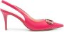 TWINSET Pumps met logoplakkaat Roze - Thumbnail 1