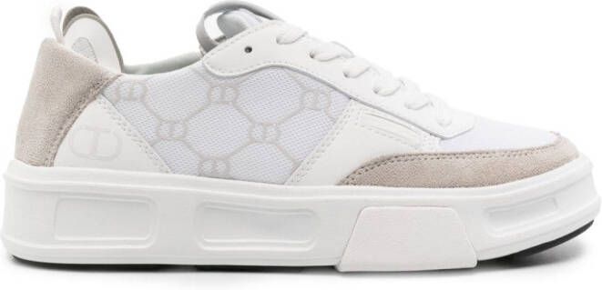 TWINSET Fessura sneakers met vlakken Wit