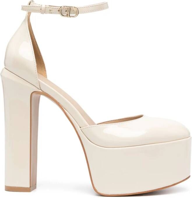 TWINSET Pumps met plateauzool Beige