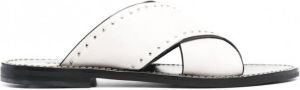 TWINSET Sandalen met gekruiste bandjes Wit