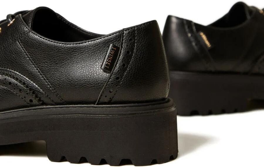 TWINSET Brogues veterschoenen Zwart - Foto 3