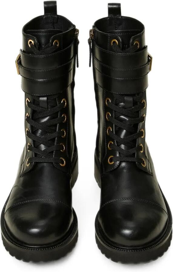 TWINSET Combat boots met logo-gesp en veters Zwart - Foto 3