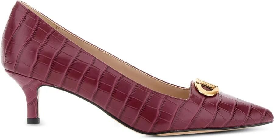 TWINSET Deva 50 pumps met krokodillenleer-effect Rood - Foto 2
