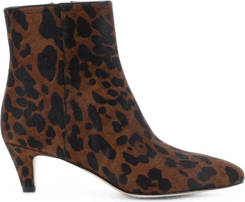 TWINSET Enkellaarzen met luipaardprint Bruin