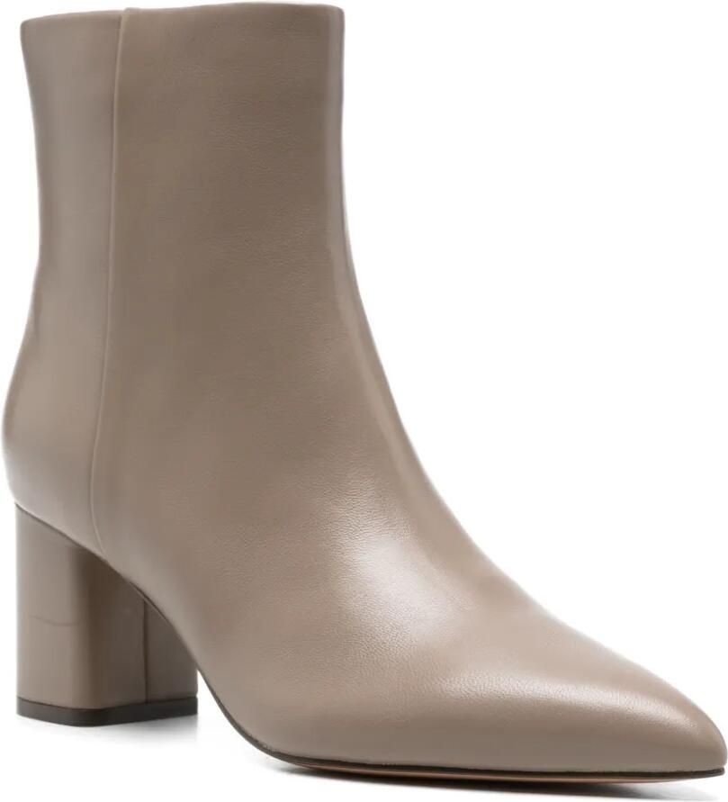 TWINSET Enkellaarzen met puntige neus Beige