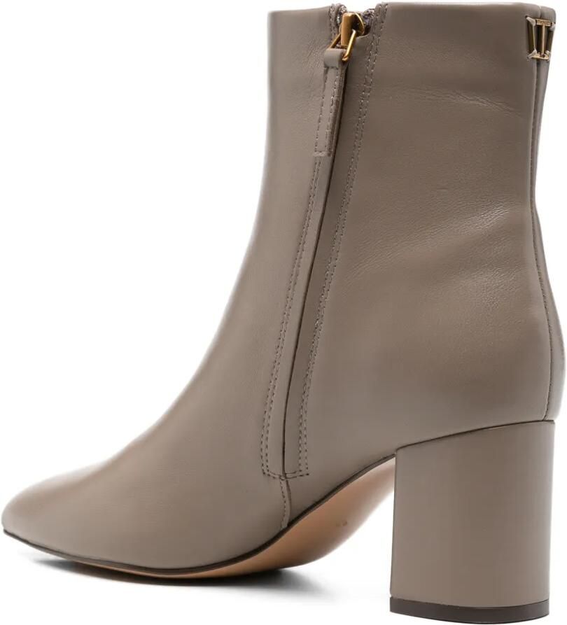 TWINSET Leren enkellaarzen Beige - Foto 2