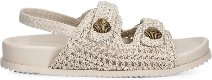 TWINSET Gehaakte sandalen Beige
