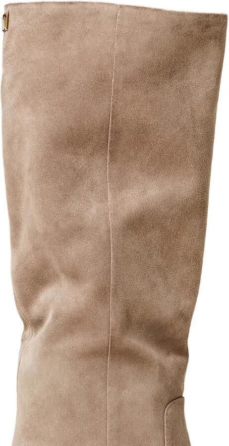 TWINSET Hoge suède laarzen Beige - Foto 2