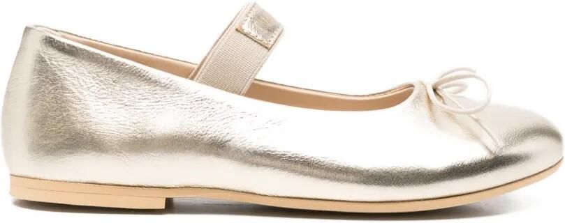 TWINSET Kids Ballerina's met strikdetail Zilver