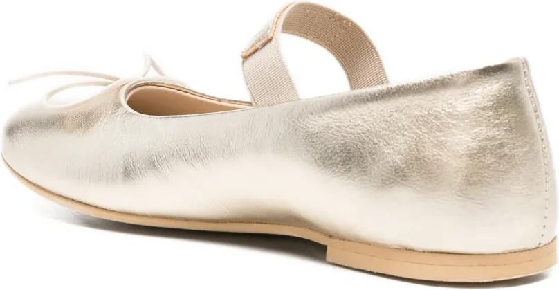 TWINSET Kids Ballerina's met strikdetail Zilver - Foto 2