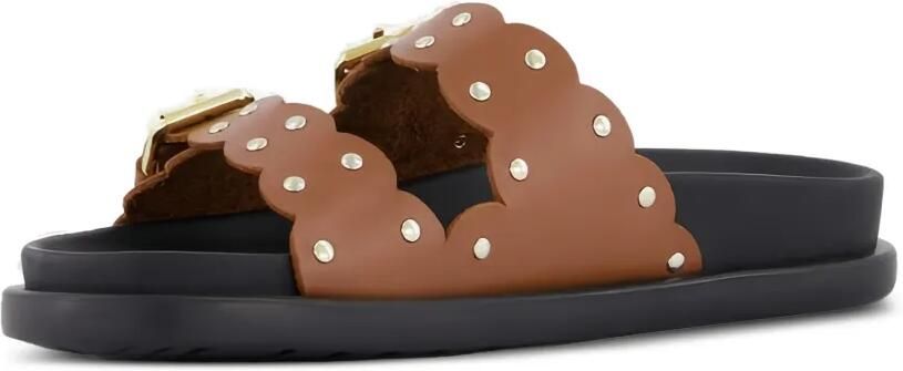 TWINSET Kids Gewelfde sandalen met gesp Bruin