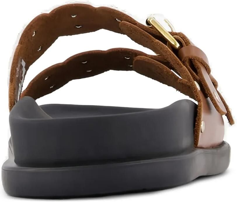 TWINSET Kids Gewelfde sandalen met gesp Bruin - Foto 2