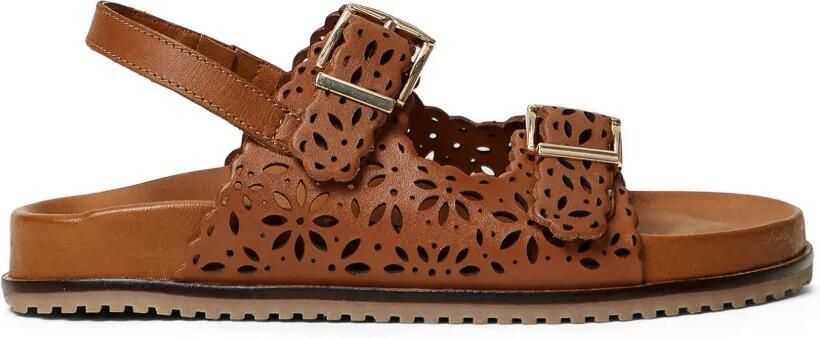 TWINSET Kids Leren sandalen Bruin