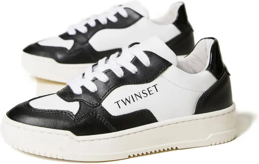 TWINSET Kids Sneakers met colourblocking Wit