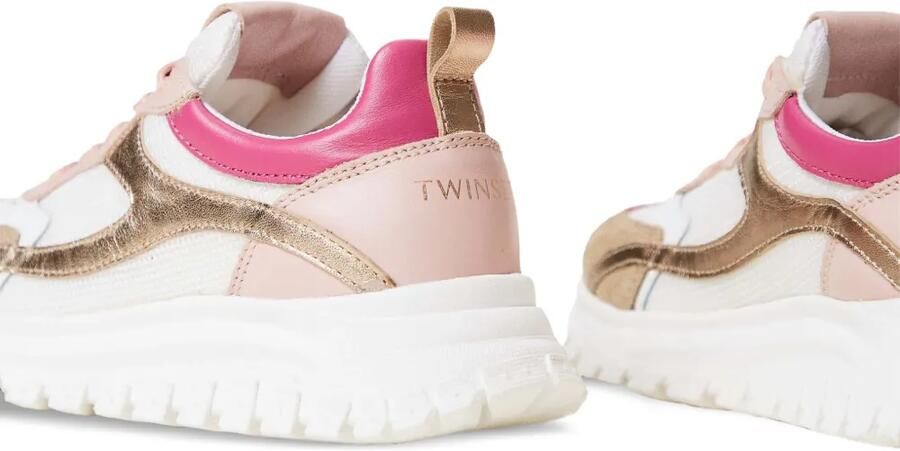 TWINSET Kids Sneakers met colourblocking Wit - Foto 4