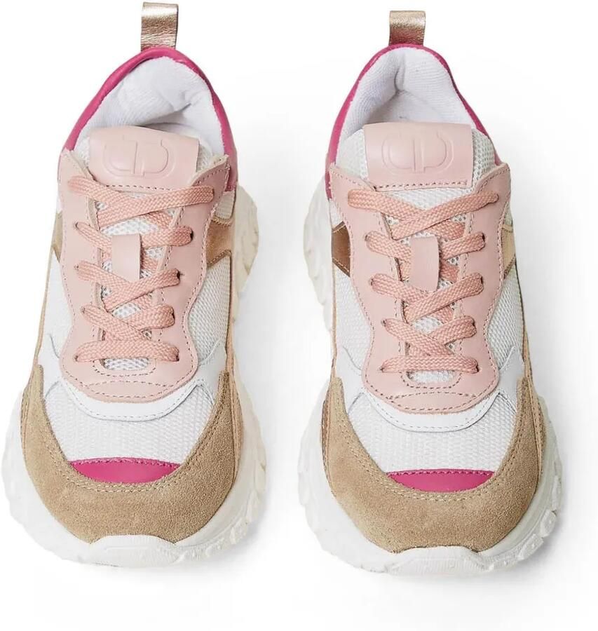TWINSET Kids Sneakers met colourblocking Wit - Foto 2